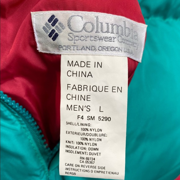 Columbia-Reversible Down Puffer Unisex Jac… - Picture 10 of 13